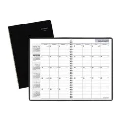 2023 AT-A-GLANCE DayMinder 8" X 12" Monthly Planner, Black (G470-00-23)