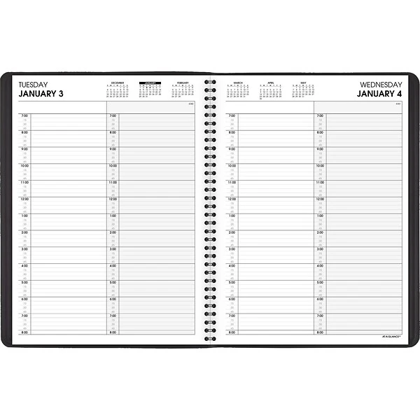 2023 AT-A-GLANCE 8" X 11" Daily Two-Person Appointment Book, Black (70-222-05-23) 3 2023 AT-A-GLANCE 8" X 11" Daily Two-Person Appointment Book, Black (70-222-05-23)