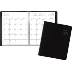 2023 AT-A-GLANCE 7" X 8.75" Monthly Planner, Black (70-120X-05-23)