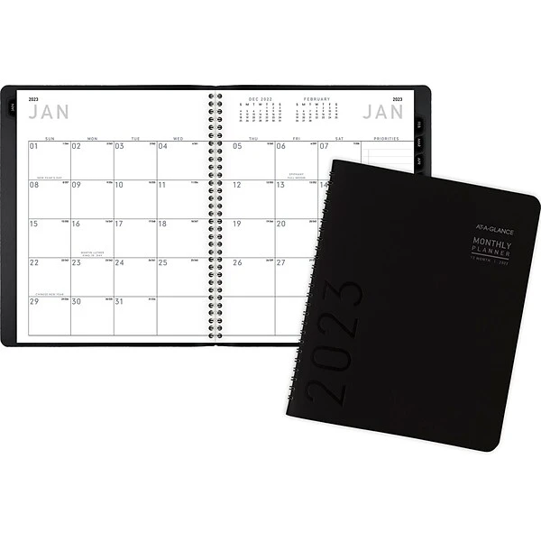 2023 AT-A-GLANCE 7" X 8.75" Monthly Planner, Black (70-120X-05-23) 3 2023 AT-A-GLANCE 7" X 8.75" Monthly Planner, Black (70-120X-05-23)