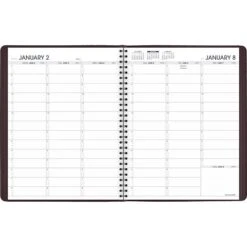 2023 AT-A-GLANCE 8.25" X 11" Weekly Appointment Book, Winestone (70-950-50-23)