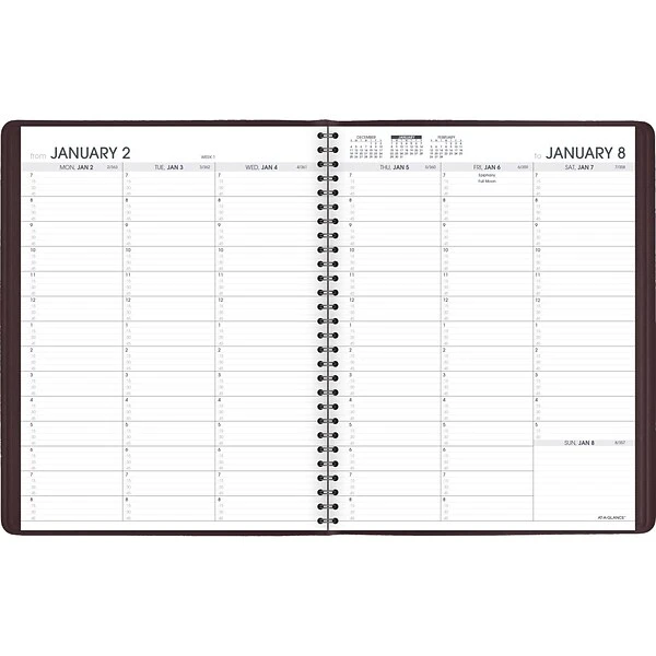 2023 AT-A-GLANCE 8.25" X 11" Weekly Appointment Book, Winestone (70-950-50-23) 3 2023 AT-A-GLANCE 8.25" X 11" Weekly Appointment Book, Winestone (70-950-50-23)