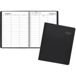 2023 AT-A-GLANCE 8.25" X 11" Weekly Appointment Book Planner, Black (70-950-05-23)