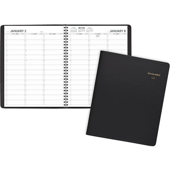 2023 AT-A-GLANCE 8.25" X 11" Weekly Appointment Book Planner, Black (70-950-05-23) 3 2023 AT-A-GLANCE 8.25" X 11" Weekly Appointment Book Planner, Black (70-950-05-23)