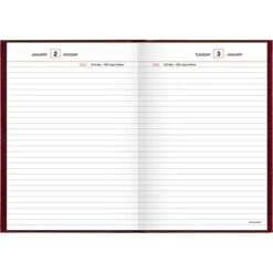 2023 AT-A-GLANCE 5.75" X 8.25" Daily Standard Diary, Red (SD389-13-23)