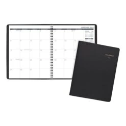 2023-2024 AT-A-GLANCE 9" X 11" Monthly Planner, Black (70-260-05-23)