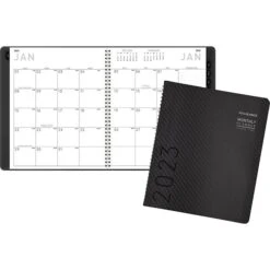 2023 AT-A-GLANCE Contemporary 9" X 11" Monthly Planner, Charcoal (70-260X-45-23) -Bostich Shop sp152075018 s7