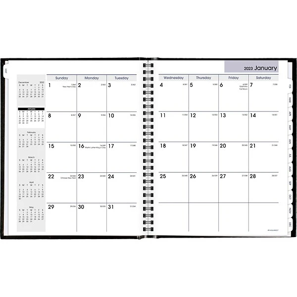 2023 AT-A-GLANCE DayMinder Premiere 7" X 8.5" Monthly Planner, Black (G400H-00-23) 3 2023 AT-A-GLANCE DayMinder Premiere 7" X 8.5" Monthly Planner, Black (G400H-00-23)