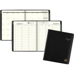 2023 AT-A-GLANCE Recycled 7" X 8.75" Weekly & Monthly Appointment Book, Black (70-951G-05-23) -Bostich Shop sp152199417 s7