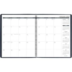 2023 AT-A-GLANCE Fashion 9" X 11" Monthly Planner, Navy (70-260-20-23)
