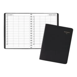 2023 AT-A-GLANCE 8" X 11" Four Person Daily Appointment Book, Black (70-822-05-23)