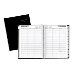 2023 AT-A-GLANCE DayMinder Premiere 8" X 11" Weekly Appointment Book Planner, Black (G520H-00-23)