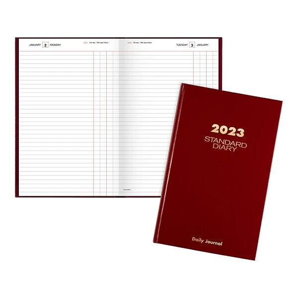 2023 AT-A-GLANCE 7.75" X 12" Daily Standard Diary, Red (SD377-13-23) 4 2023 AT-A-GLANCE 7.75" X 12" Daily Standard Diary, Red (SD377-13-23) - Image 2