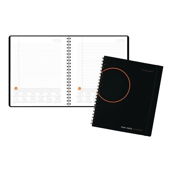 AT-A-GLANCE Plan. Write. Remember. 8.5" X 11" Daily Planning Notebook, Black (70-6209-05-23) 3 AT-A-GLANCE Plan. Write. Remember. 8.5" X 11" Daily Planning Notebook, Black (70-6209-05-23)