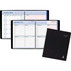2023 AT-A-GLANCE QuickNotes City Of Hope 8" X 10" Weekly & Monthly Appointment Book, Black (76-PN01-05-23)