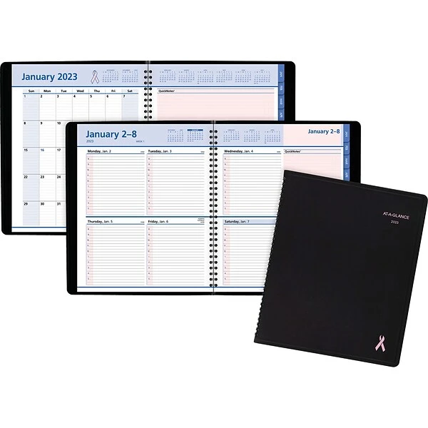 2023 AT-A-GLANCE QuickNotes City Of Hope 8" X 10" Weekly & Monthly Appointment Book, Black (76-PN01-05-23) 3 2023 AT-A-GLANCE QuickNotes City Of Hope 8" X 10" Weekly & Monthly Appointment Book, Black (76-PN01-05-23)