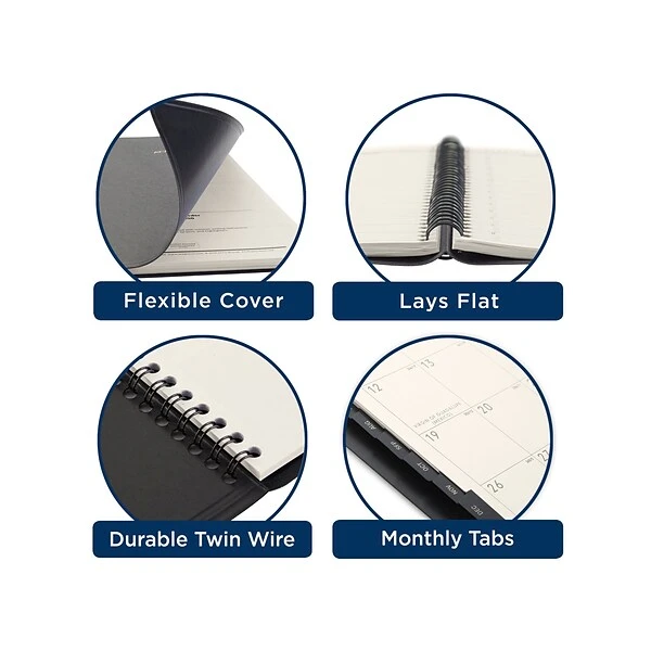 2023 AT-A-GLANCE Recycled 9" X 11" Monthly Planner, Green (70-260G-60-23) 6 2023 AT-A-GLANCE Recycled 9" X 11" Monthly Planner, Green (70-260G-60-23) - Image 4