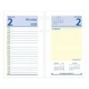 2023 AT-A-GLANCE QuickNotes 6" X 3.5" Daily Loose-Leaf Desk Calendar Refill, Blue/Yellow (E517-50-23)