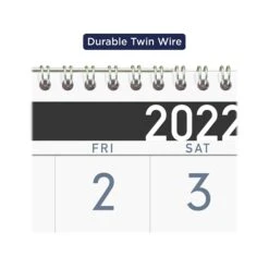 2023 AT-A-GLANCE Contemporary 12" X 27" Three-Month Wall Calendar, Black/White (PM11X-28-23) -Bostich Shop sp155729337 s7