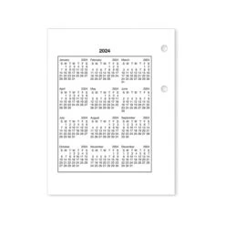 2023 AT-A-GLANCE 3.75" X 3" Daily Loose-Leaf Desk Calendar Refill, White/Black (E919-50-23)