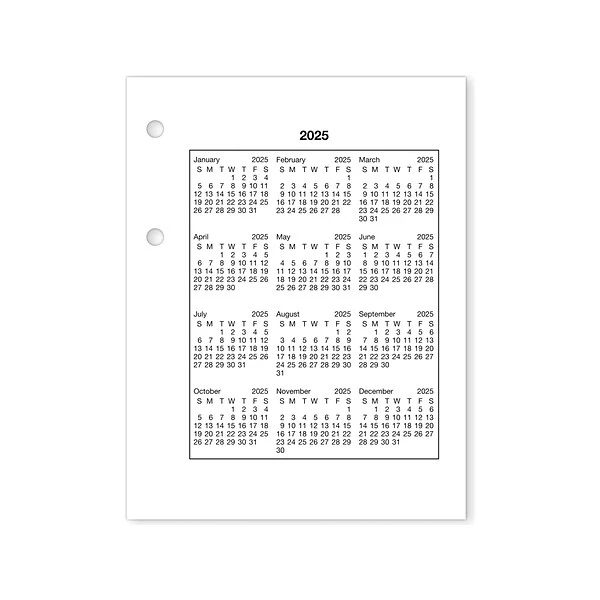2023 AT-A-GLANCE 3.75" X 3" Daily Loose-Leaf Desk Calendar Refill, White/Black (E919-50-23) 4 2023 AT-A-GLANCE 3.75" X 3" Daily Loose-Leaf Desk Calendar Refill, White/Black (E919-50-23) - Image 2