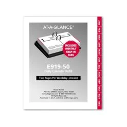 2023 AT-A-GLANCE 3.75" X 3" Daily Loose-Leaf Desk Calendar Refill, White/Black (E919-50-23) 13 2023 AT-A-GLANCE 3.75" X 3" Daily Loose-Leaf Desk Calendar Refill, White/Black (E919-50-23) -Bostich Shop sp155729347 s7