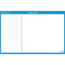 2023 AT-A-GLANCE 36" X 24" Yearly Wet-Erase Wall Calendar, Reversible, Blue/White (PM200-28-23)
