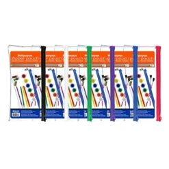 Bazic Multipurpose Zipper Pouch, Clear, Pack Of 12 (BAZ806-12)