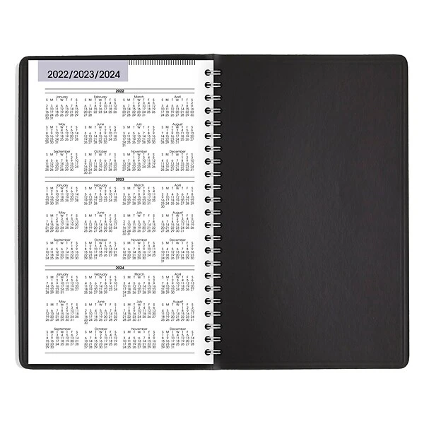 2023 AT-A-GLANCE DayMinder 5" X 8" Weekly Appointment Book, Black (G200-00-23) 5 2023 AT-A-GLANCE DayMinder 5" X 8" Weekly Appointment Book, Black (G200-00-23) - Image 3