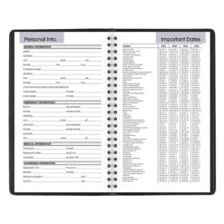 2023 AT-A-GLANCE DayMinder 5" X 8" Weekly Appointment Book, Black (G200-00-23) 9 2023 AT-A-GLANCE DayMinder 5" X 8" Weekly Appointment Book, Black (G200-00-23) -Bostich Shop sp160417546 s7
