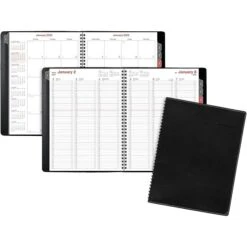 2023 AT-A-GLANCE Day-Timer Fashion 8" X 11" Weekly & Monthly Appointment Book, Black (33351-2301) -Bostich Shop sp160417557 s7