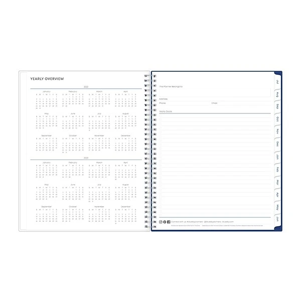 2022-2023 Blue Sky Moselle 8.5" X 11" Academic Weekly & Monthly Planner, Multicolor (136508) 5 2022-2023 Blue Sky Moselle 8.5" X 11" Academic Weekly & Monthly Planner, Multicolor (136508) - Image 3