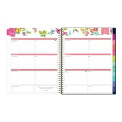 2022-2023 Blue Sky Day Designer Peyton Navy 8.5" X 11" Academic Weekly & Monthly Planner, Multicolor (107924-A23)