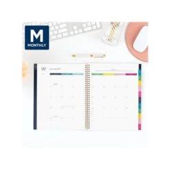 2023 AT-A-GLANCE Simplified By Emily Ley 8.5" X 11" Weekly & Monthly Planner, Navy/Gold (EL94-905-23) -Bostich Shop sp160798481 s7