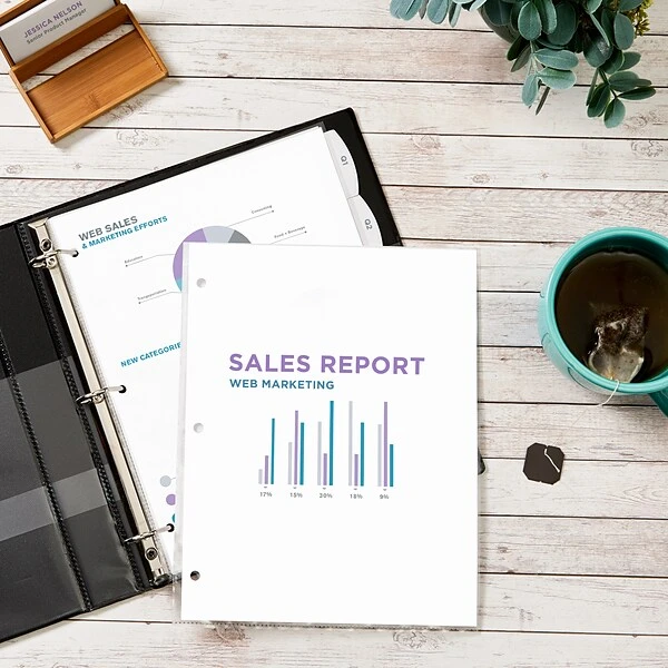 Avery Page Size Heavyweight Non-Glare Sheet Protectors, 8.5" X 11", Clear, 50/Box (74204) 6 Avery Page Size Heavyweight Non-Glare Sheet Protectors, 8.5" X 11", Clear, 50/Box (74204) - Image 4