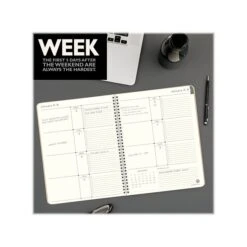 2023 AT-A-GLANCE Elevation Eco 8.5" X 11" Weekly & Monthly Planner, Kraft/Green (75-950R-11-23)