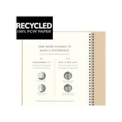 2023 AT-A-GLANCE Elevation Eco 8.5" X 11" Weekly & Monthly Planner, Kraft/Green (75-950R-11-23) -Bostich Shop sp162080544 s7