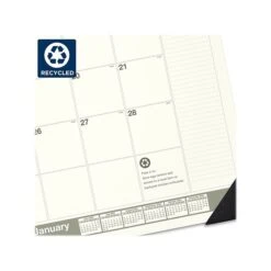 2023 AT-A-GLANCE Recycled 22" X 17" Monthly Desk Pad Calendar, Black/Cream (SK32G-00-23) -Bostich Shop sp162337823 s7