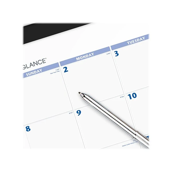 2023 AT-A-GLANCE 22" X 17" Monthly Desk Pad Calendar, Blue/Gray (SW200-00-23) 4 2023 AT-A-GLANCE 22" X 17" Monthly Desk Pad Calendar, Blue/Gray (SW200-00-23) - Image 2