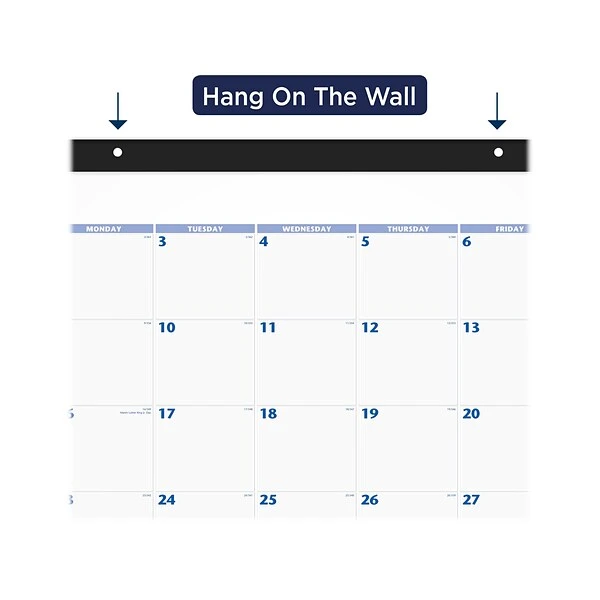 2023 AT-A-GLANCE 22" X 17" Monthly Desk Pad Calendar, Blue/Gray (SW200-00-23) 5 2023 AT-A-GLANCE 22" X 17" Monthly Desk Pad Calendar, Blue/Gray (SW200-00-23) - Image 3