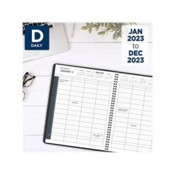 2023 AT-A-GLANCE 8.5" X 11" 8-Person Daily Appointment Book Set, Black (70-212-73-23) 8 2023 AT-A-GLANCE 8.5" X 11" 8-Person Daily Appointment Book Set, Black (70-212-73-23) -Bostich Shop sp163841266 s7