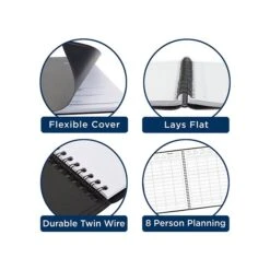 2023 AT-A-GLANCE 8.5" X 11" 8-Person Daily Appointment Book Set, Black (70-212-73-23) 9 2023 AT-A-GLANCE 8.5" X 11" 8-Person Daily Appointment Book Set, Black (70-212-73-23) -Bostich Shop sp163841267 s7