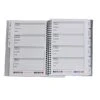 RE-FOCUS THE CREATIVE OFFICE 5.5" X 7" Small Password Keeper Book, White/Purple (11002) -Bostich Shop sp165308960 s7