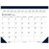 2023 House Of Doolittle 18.5" X 13" Monthly Desk Pad Calendar, Deep Blue/Gray (1506-23) -Bostich Shop sp165415831 s7
