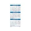 2023 House Of Doolittle 12.25" X 26" Three-Month Wall Calendar, White/Blue (3640-23) -Bostich Shop sp165415838 s7