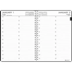 2023 House Of Doolittle 7" X 10" Daily & Monthly Appointment Planner, Black (2896-32-23) -Bostich Shop sp165573642 s7