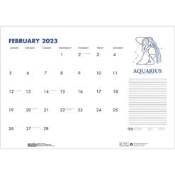 2023 House Of Doolittle Zodiac 18.5" X 13" Monthly Desk Pad Calendar, Zodiac, White/Black (1676-23) 12 2023 House Of Doolittle Zodiac 18.5" X 13" Monthly Desk Pad Calendar, Zodiac, White/Black (1676-23) -Bostich Shop sp165573668 s7