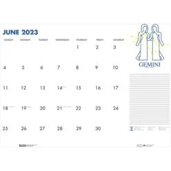 2023 House Of Doolittle Zodiac 18.5" X 13" Monthly Desk Pad Calendar, Zodiac, White/Black (1676-23) 13 2023 House Of Doolittle Zodiac 18.5" X 13" Monthly Desk Pad Calendar, Zodiac, White/Black (1676-23) -Bostich Shop sp165573669 s7