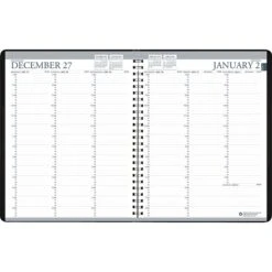 2023 House Of Doolittle 8.5" X 11" Weekly Appointment Book, Black (27207-23)