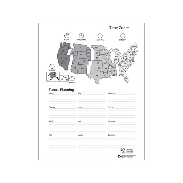 2023 House Of Doolittle 8.5" X 11" Weekly Appointment Book, Black (27207-23) 6 2023 House Of Doolittle 8.5" X 11" Weekly Appointment Book, Black (27207-23) - Image 4